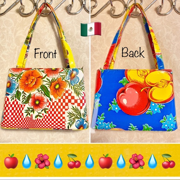 Sensacional Handbags - NWOT Retro Style Rockabilly Oilcloth Handbag🍒